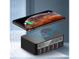 Wireless punjac + 5xUSB + Type C EL01 crni