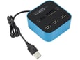 USB hub I citac kartica 2u1 JWD-U35 plavi