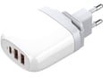 Kućni punjač Ldnio A3511Q PD, QC4+, QC30, PPS, 65W Type C na Type C