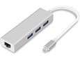 Adapter Type C na 3 USB 30 + RJ45 Gb JWD-T5