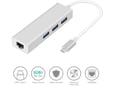 Adapter Type C na 3 USB 30 + RJ45 Gb JWD-T5