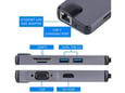 Adapter Type C na RJ45 LAN HDMI VGA 2xUSB 3 0 PD SD microSD 8u1 JWD TC32
