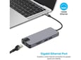 Adapter Type C na RJ45 LAN HDMI VGA 2xUSB 3 0 PD SD microSD 8u1 JWD TC32