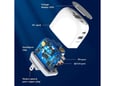 Kućni punjač LDNIO A2522C QC3 0, PD, PPS, LED Display, 30W sa Type C na iPhone ning kablom