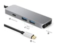 Adapter Type C na HDMI 2xUSB 3 0 type C 4u1