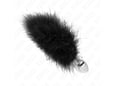 KINK Analni Čep With Feather Black (3 Cm)