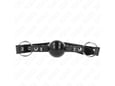 KINK Gag With Tip Rivet And Snap Lock Black (4 Cm)