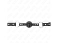 KINK Gag With Tip Rivet And Snap Lock Black (4 Cm)