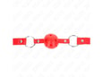 KINK Gag Breathable With Double River Model 1 Red (4,5 Cm)