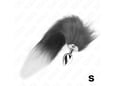 KINK Analni Čep With Tail Grey/white (s)