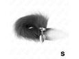 KINK Analni Čep With Tail Grey/white (s)