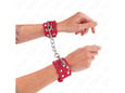 KINK Okovi Za Zapestje With Double Line Red