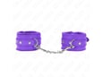 KINK Okovi Za Zapestje Premiuim Fur Lined Purple