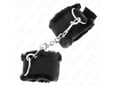 KINK BDSM lisice Kink Fur Lined, najlon/umetno krzno, črna