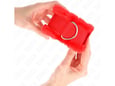 KINK Okovi Za Zapestje Fur Lined Red