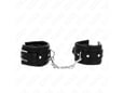 KINK Okovi Za Zapestje Rhinestone Buckle Black