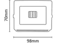 ASALITE LED reflektor Slim, 10W, 900lm, 4500K, ASAL0290