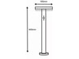 ASALITE LED solarna svetilka IP65 5W + senzor, ASAL0305