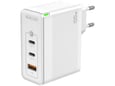 Jellico adapter hišni polnilec 220V Gun QC 100W vhod 1x USB A (22,5W) in 2x Type C (1x 65W + 1x 35W) + kabel Type C - Lightning - Original (EU Blister