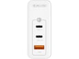Jellico adapter hišni polnilec 220V Gun QC 100W vhod 1x USB A (22,5W) in 2x Type C (1x 65W + 1x 35W) + kabel Type C - Lightning - Original (EU Blister