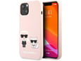 Maska Karl Lagerfeld Silicone Case Karl&Choupette za iPhone 13 Light