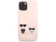 Maska Karl Lagerfeld Silicone Case Karl&Choupette za iPhone 13 Light