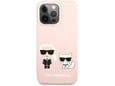 Maska Karl Lagerfeld Silicone Case Karl&Choupette za iPhone 13 Pro Light