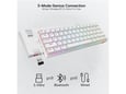 Mehanicka Gaming tastatura Redragon Draconic K530 PRO bela Bluetooth/ Wired