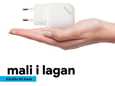 Teracell Kućni punjač Evolution TC-17GP, GaN, PPS, PD 3.0, 67W sa kablom Type-C na Type-C 1.2m