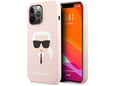Maska Karl Lagerfeld Hc Silicone Karl Head za iPhone 13 Pro Light