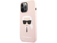 Maska Karl Lagerfeld Hc Silicone Karl Head za iPhone 13 Pro Light