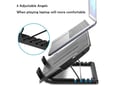 Postolje cooler za laptop MIKUSO NCP-235 (370x265x55mm) (blue-led) 17inch crni