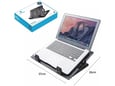 Postolje cooler za laptop MIKUSO NCP-235 (370x265x55mm) (blue-led) 17inch crni
