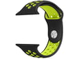 Apple Watch Sport Silicone Strap black green S/ M 38/ 40/ 41 mm