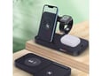Bežični punjač B-19 4u1 za 2x iPhone,Airpods,Apple Watch 15W