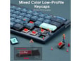 Mehanicka Gaming tastatura Redragon Noctis Pro Wired/ 2.4G / BT red swich