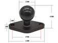 RAM Mount Quick-Grip sa ručkom i ravnim zglobom