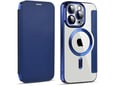Maska za telefon na preklop iPhone 15 Pro Max Coral magsafe book