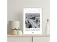 Imagio Studio poster Kragujevac B&W 21x30 cm, visokokvalitetni art papir