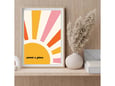 Imagio Studio poster "Pamet u glavu" Sun 21x30 cm, visokokvalitetni art papir