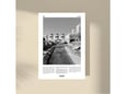 Imagio Studio poster Novi Pazar B&W 21x30 cm, visokokvalitetni art papir