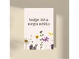 Imagio Studio poster "Better something, than nothing" 21x30 cm, visokokvalitetni art papir