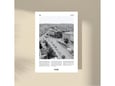 Imagio Studio poster Kragujevac B&W 40x50 cm, visokokvalitetni art papir