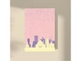 Imagio Studio poster Belgrade Panorama - Pastel No.1 21x30 cm, visokokvalitetni art papir