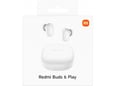 XIAOMI brezžične ušesne slušalke z mikrofonom Redmi Buds 6 Play, bela