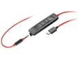 POLY žične naglavne slušalke z mikrofonom Blackwire 5220, črna