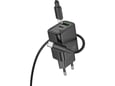 HOCO polnilec N61 GaN PD 20W USB-A, Type C s kablom Type C na Type C za Samsung - črn