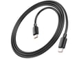 HOCO podatkovni polnilni kabel X96 Type C na Type C 1,m 100W 5A - črn