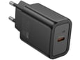 HOCO polnilec adapter N60 GaN PD 20W Type C za Samsung, iPhone - črn