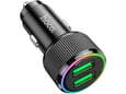 HOCO avtomobilski polnilec NZ14 Guerrero, 36 W, QC, 2x USB-A